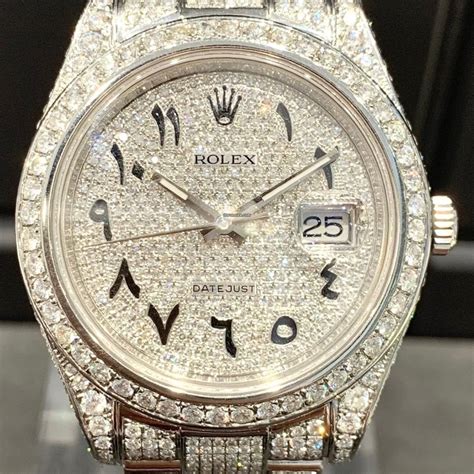 arabic rolex replica|rolex arabic dial iced out.